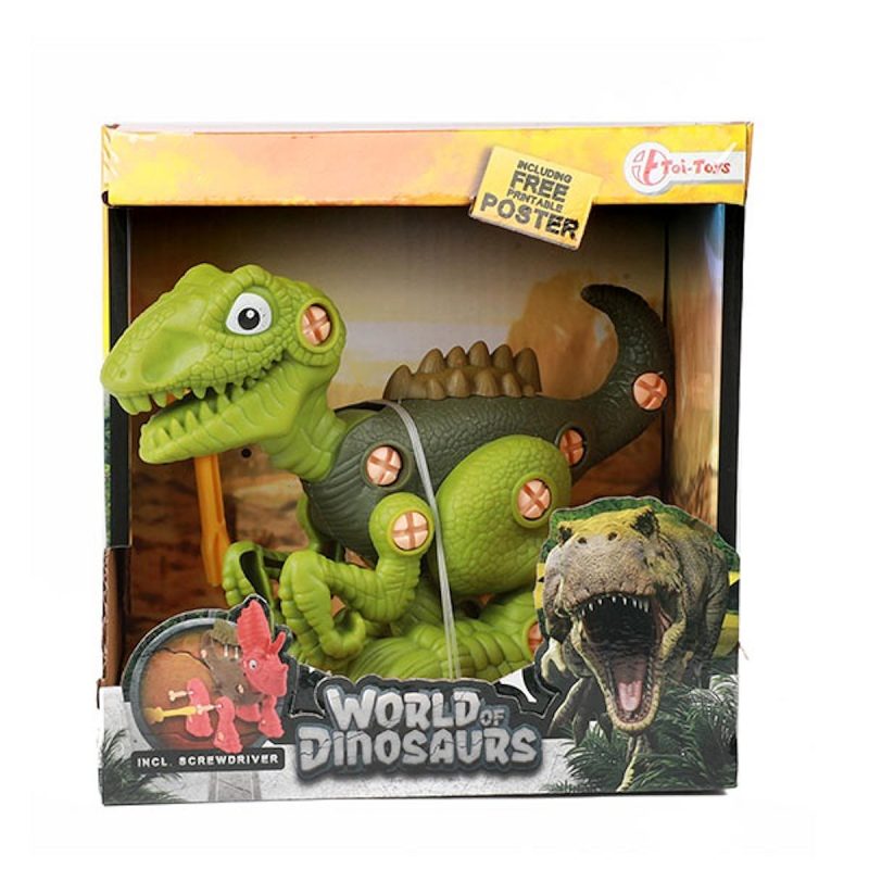 WORLD OF DINOSAURS Bouw een dino (diy) 3ass