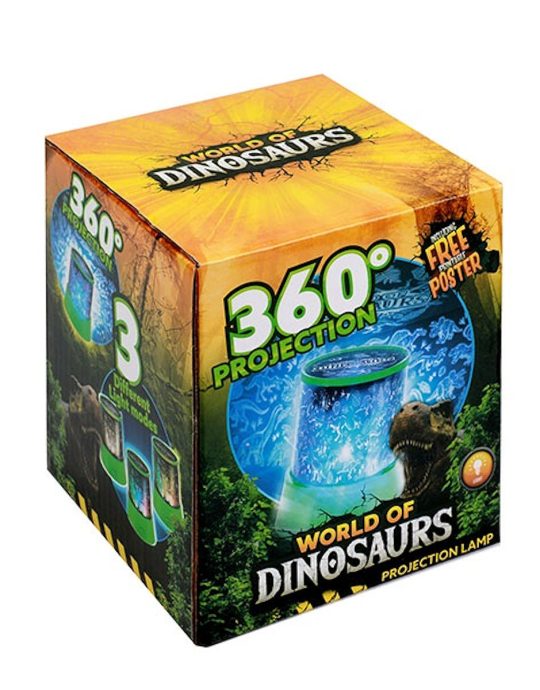 WORLD OF DINOSAURS Projectielamp -Dino-