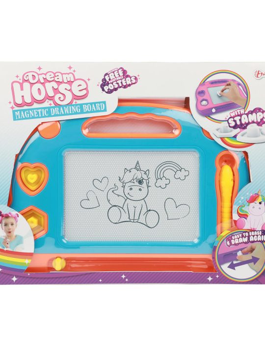 DREAM HORSE Magnetisch tekenbord incl penmet vormen