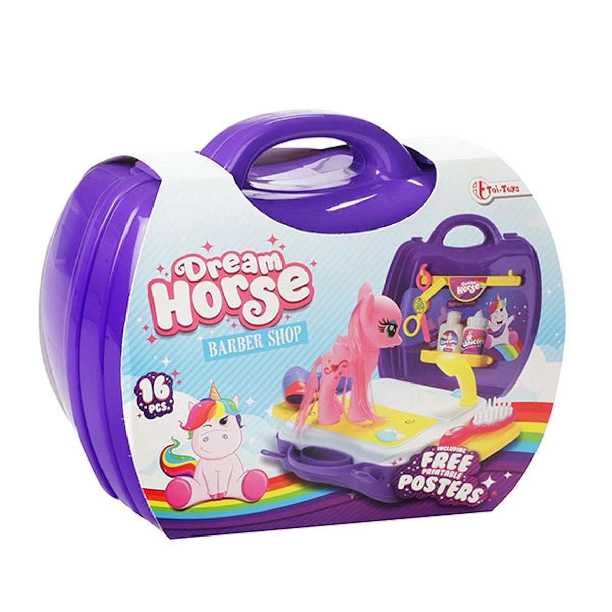 DREAM HORSE Set -Beauty Salon- mt acc in koffer 1 DREAM HORSE Set -Beauty Salon- mt acc in koffer