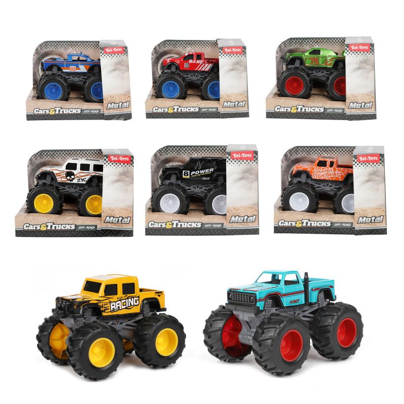 CARS TRUCKS Monster truck Power metaal 8ass