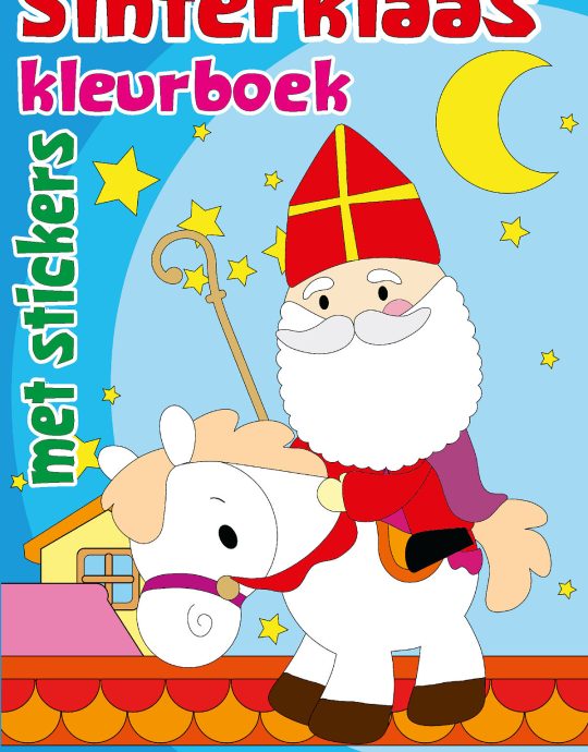 Sinterklaas kleurboekje met stickers A5