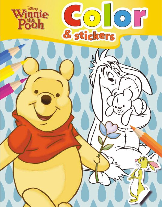 Walt Disney Color en Stickers Winnie de Pooh