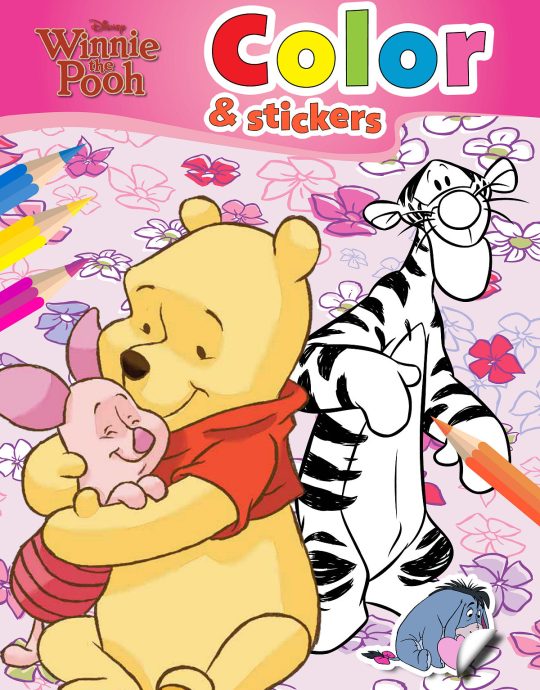 Walt Disney color and stickers - Winnie the Pooh