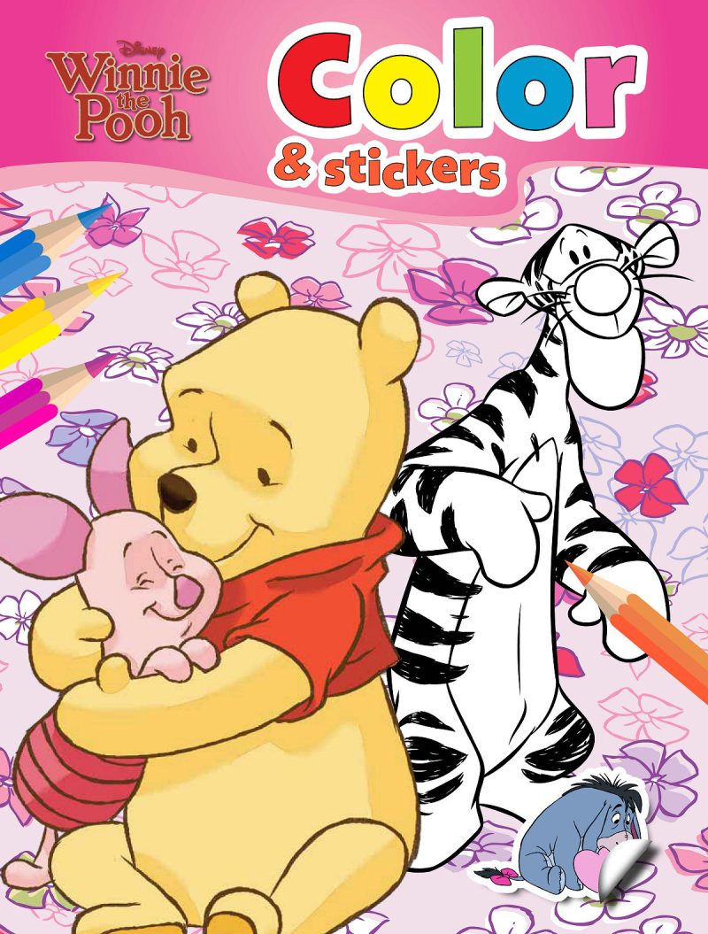 Walt Disney color and stickers - Winnie the Pooh