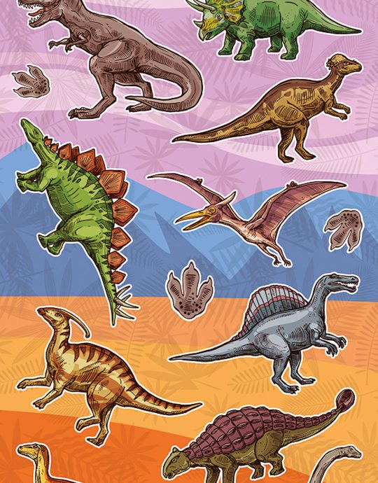 Totum Dinosaurs 2 Sheet F2