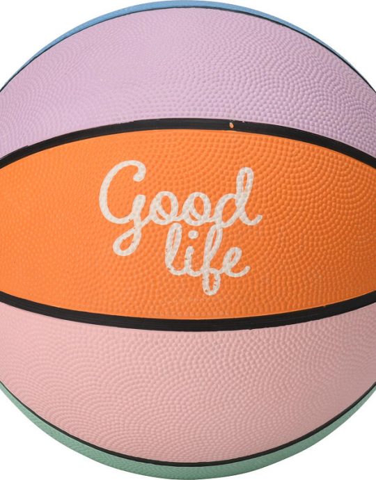 Basketbal roze/oranje maat 7