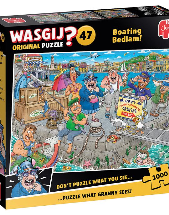 Puzzel 1000 st. Wasgij Original 47 - De boot in!