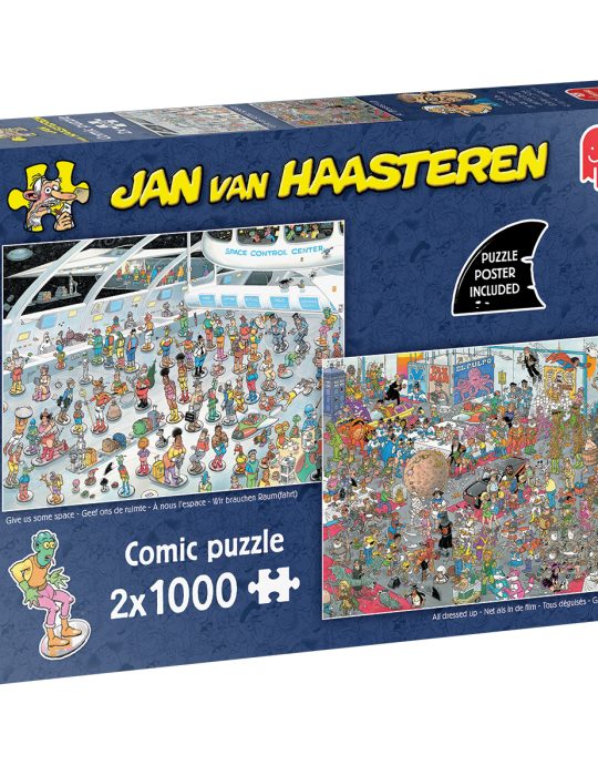 Puzzel 2x1000 st. JvH Geef ons de ruimte/Net als in de film