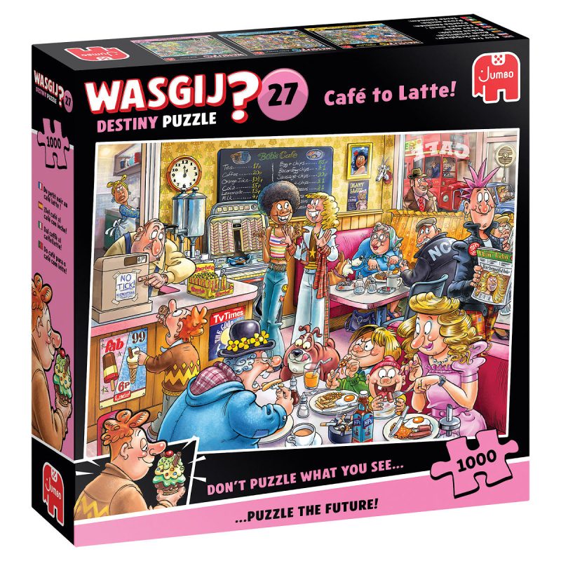 Puzzel 1000 st. Wasgij Destiny 27 - De Koffieshop!