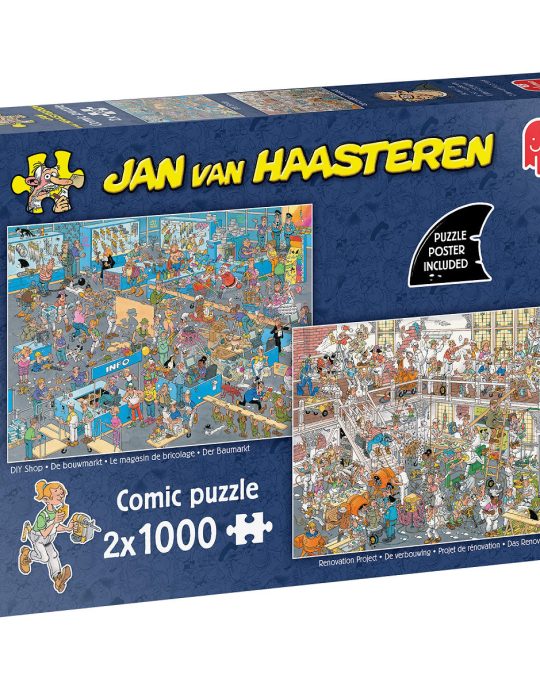 Puzzel 2x1000 st. JvH De Bouwmarkt  AND  De Verbouwing