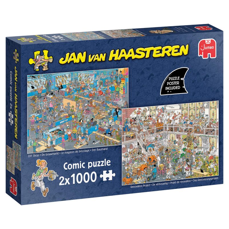 Puzzel 2x1000 st. JvH De Bouwmarkt  AND  De Verbouwing
