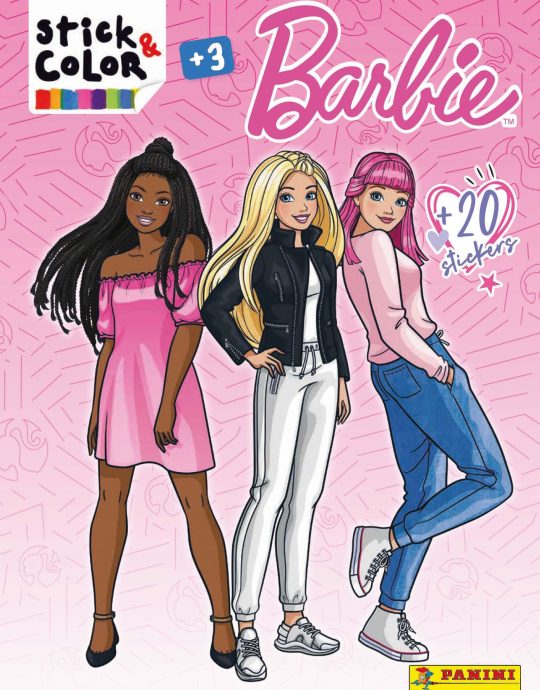 Stick  AND  Stack Barbie Stcikerboek