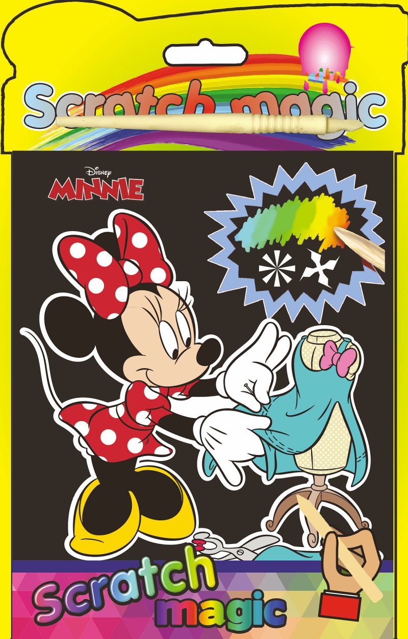 Scratch Magic Disney Minnie Mouse Rood