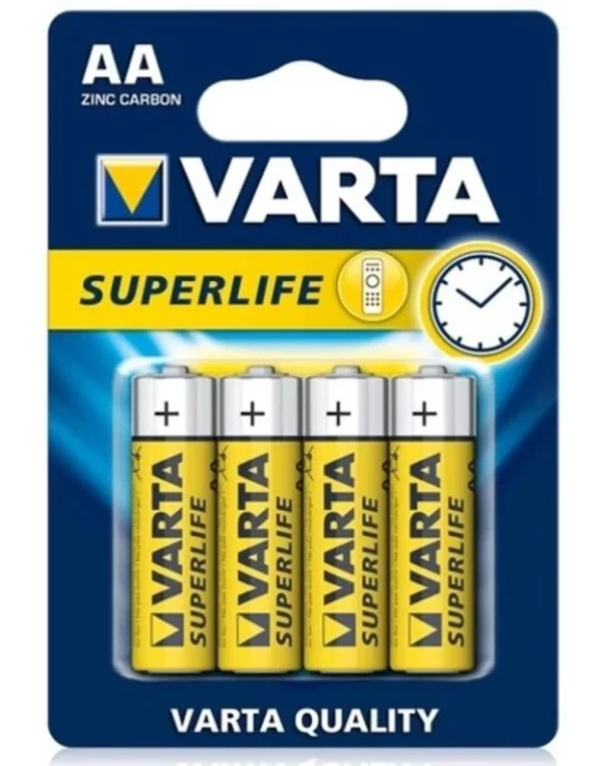 Batterij Varta Superlife AA Zinc bls4