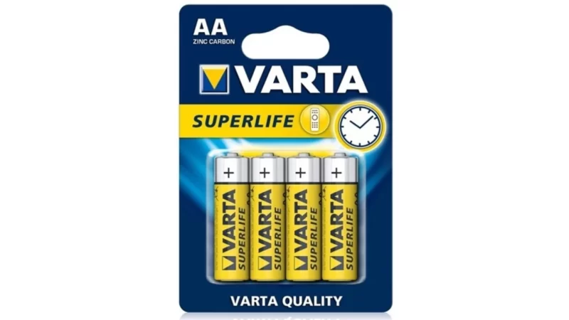 Batterij Varta Superlife AA Zinc bls4