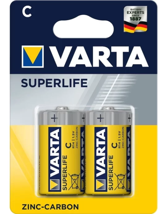 Batterij Varta Superlife C R14 bls2