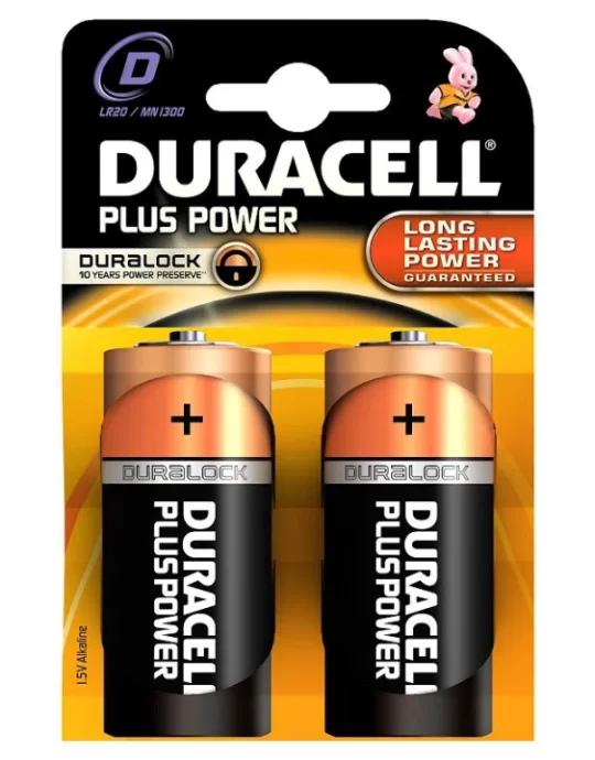 Batterij Duracell Plus MN1300 D-Cell bls2