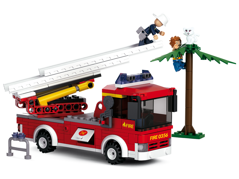 Sluban brandweer ladderwagen