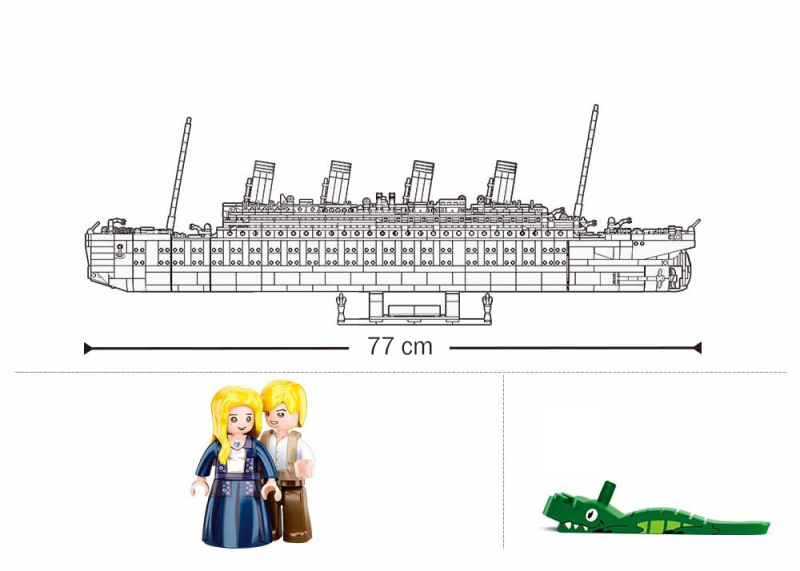 Sluban - Titanic Extra Large