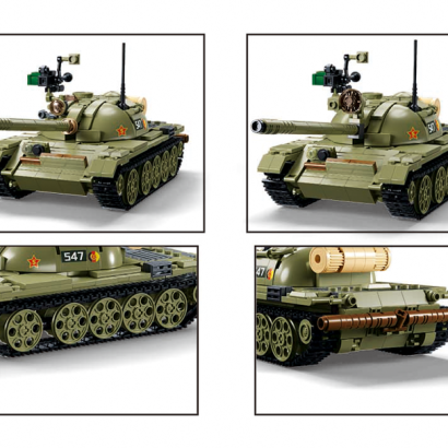 Sluban - Medium Tank (MBT) 3 In 1