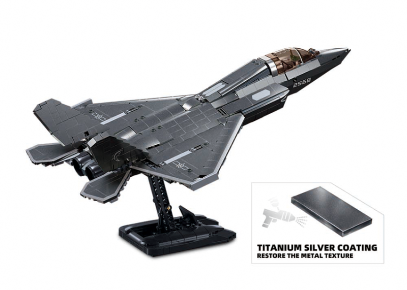 Sluban - J-35S Stealth Aircraft Metal Coating Version