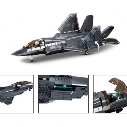 Sluban - J-35S Stealth Aircraft Metal Coating Version