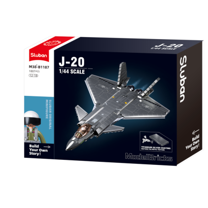 Sluban - J20SS Stealth Aircraft Metal