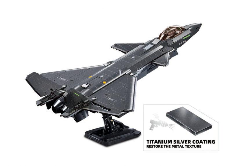 Sluban - J20SS Stealth Aircraft Metal